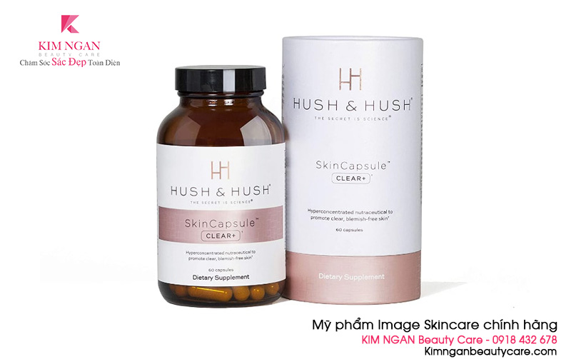 Viên uống trị mụn Hush & Hush SkinCapsule Clear+