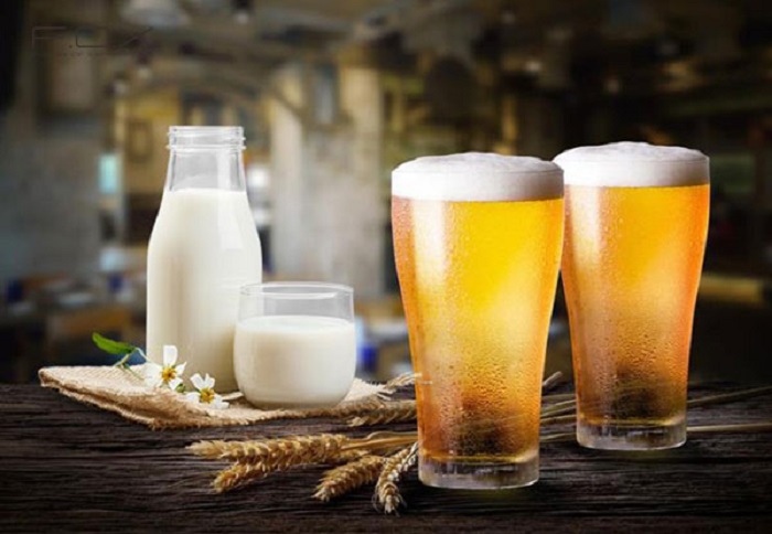 Cách trị gàu bằng bia và sữa tươi không đường.jpg
